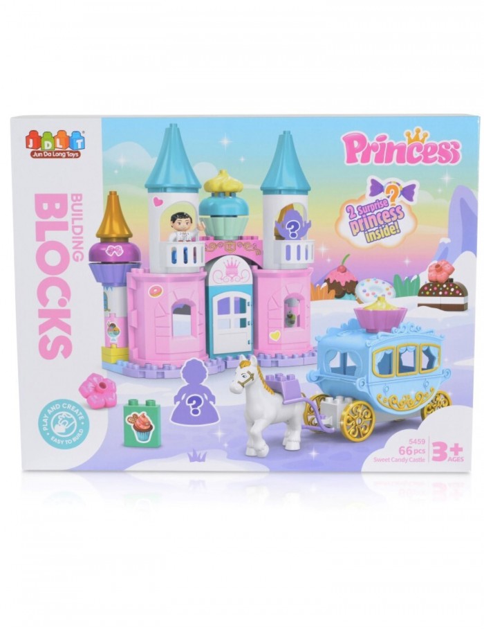 Εκπαιδευτικά τουβλάκια Buiding Blocks Princess 66 pcs 5459 3801005600267