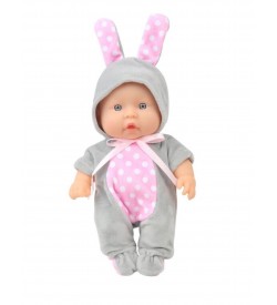 Κούκλα Μωρό 20cm Doll Bunny Grey 6129 3800146223410