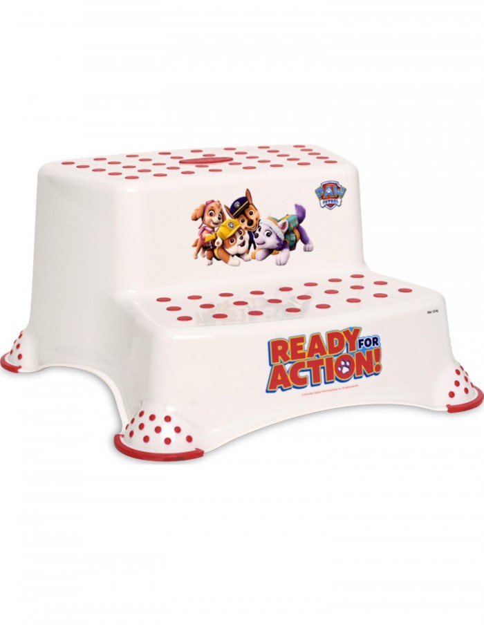 Σκαλοπάτι Βοηθητικό Μπάνιου Διπλό Step Stool Paw Patrol White Lorelli 10130920913