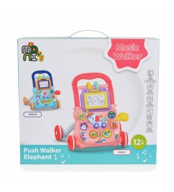 Βρεφική Περπατούρα Push Walker Ροζ HE0811 Moni Toys 3800146224356