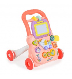 Βρεφική Περπατούρα Push Walker Ροζ HE0811 Moni Toys 3800146224356