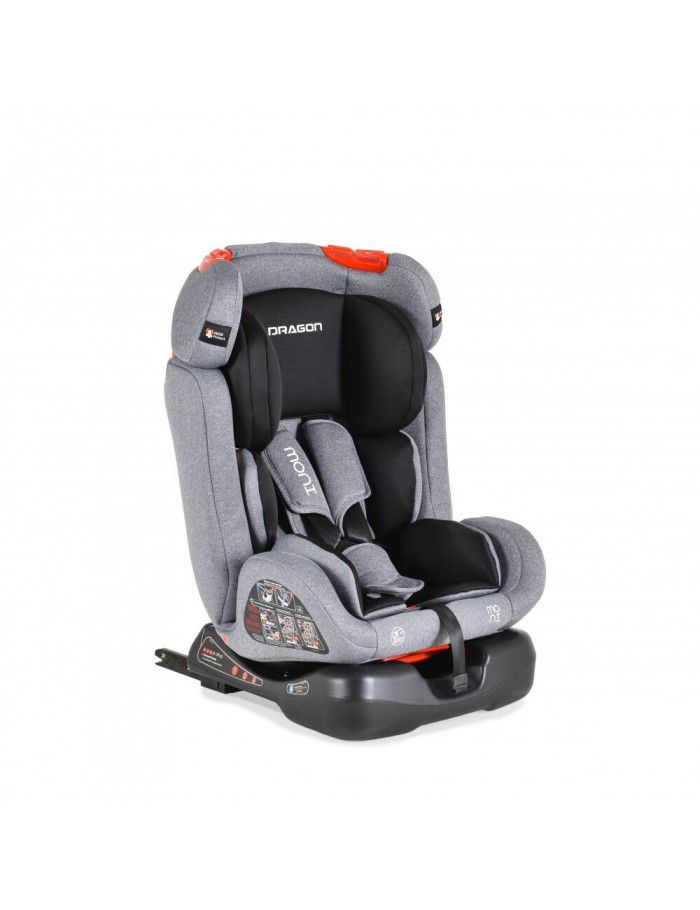 Moni Κάθισμα αυτοκινήτου Isofix 0-36kg Dragon - Grey 3801005151233