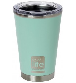 Ecolife - Coffe Thermos Mint με Διάφανο Καπάκι BO-4109 370ml 5208009001904