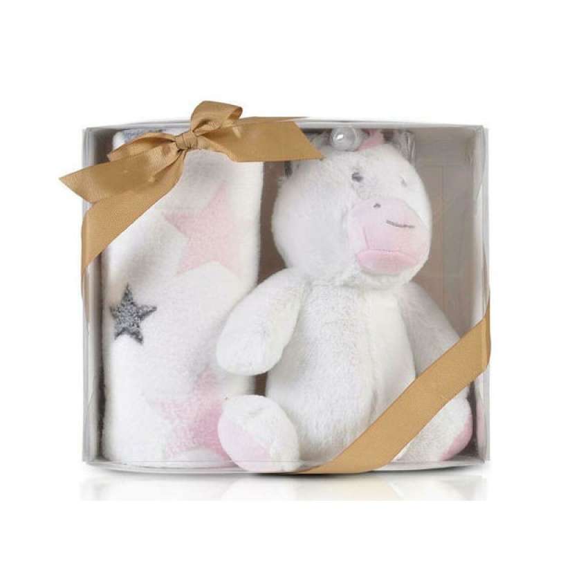 Cangaroo Κουβέρτα Αγκαλιάς & Λίκνου Rarity Fleece Pink 75x90cm 3800146267520