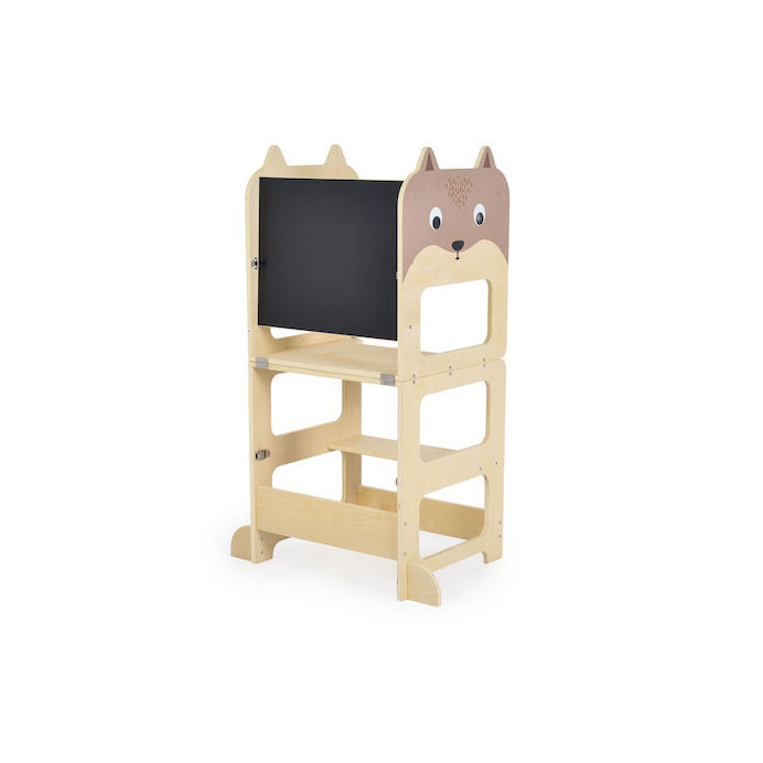 Moni 3 σε 1 Montessori Ξύλινος πύργος εκμάθησης ζωγραφικής 3801005600816