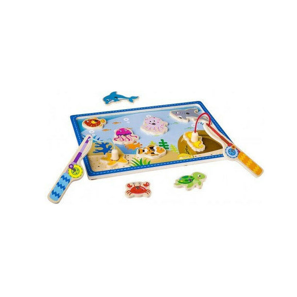 Tooky Toy Ξύλινο Παιχνίδι Ψαρέματος 6970090047145