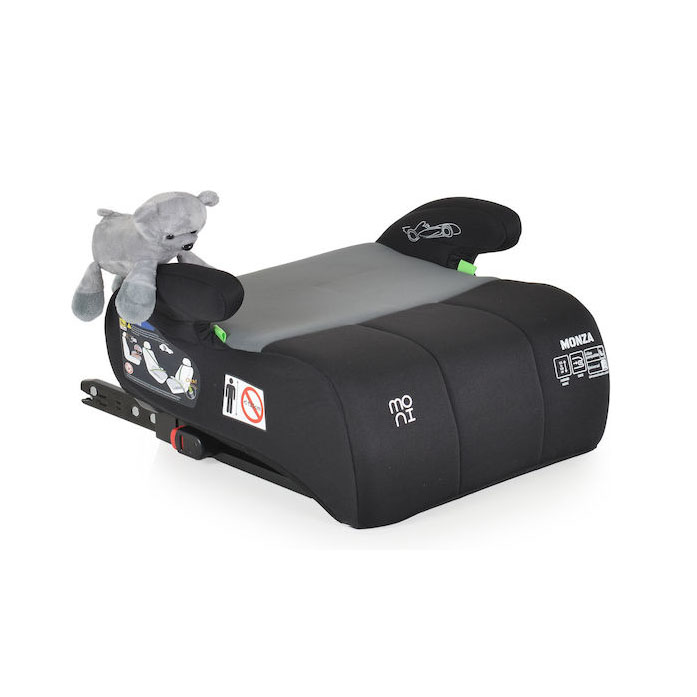 Moni Καθισματάκι Αυτοκινήτου Booster i-Size Monza 22-36 kg με Isofix Grey 3801005151530