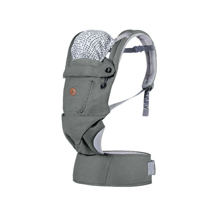 Cangaroo Μάρσιπος Πλάτης Bora Grey 3800146270704