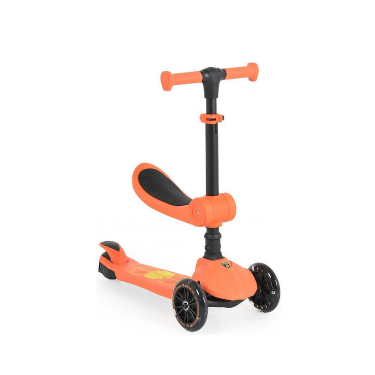 Αναδιπλούμενο παιδικό σκούτερ Lamborghini 2 σε 1 Orange 3800146228583