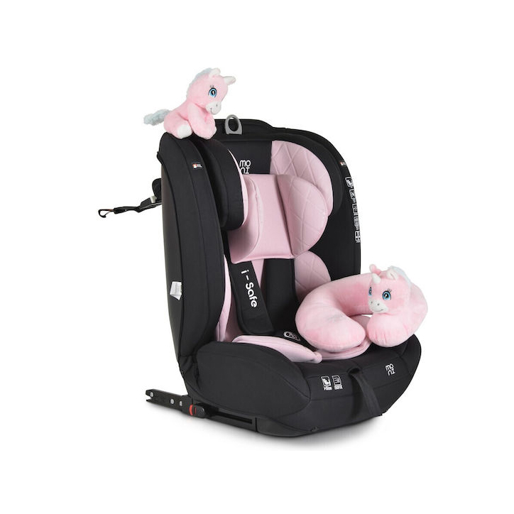 Moni Isafe Καθισματάκι Αυτοκινήτου i-Size με Isofix Pink 9-36 kg 3801005151578