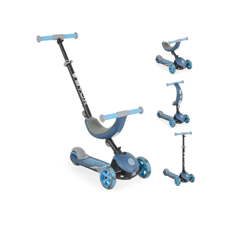 Αναδιπλούμενο Πολυλειτουργικό Scooter 4 σε 1 Byox Motion μπλε 3800146229191