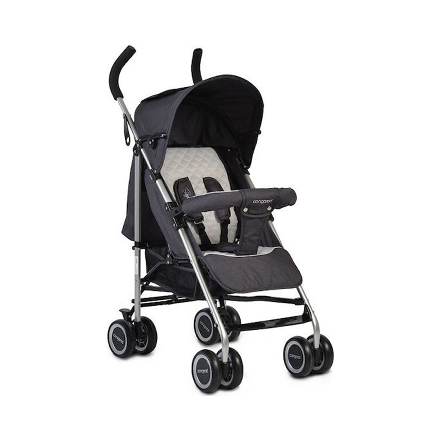 Cangaroo Καρότσι Μπαστούνι SAPPHIRE Black 3800146235437