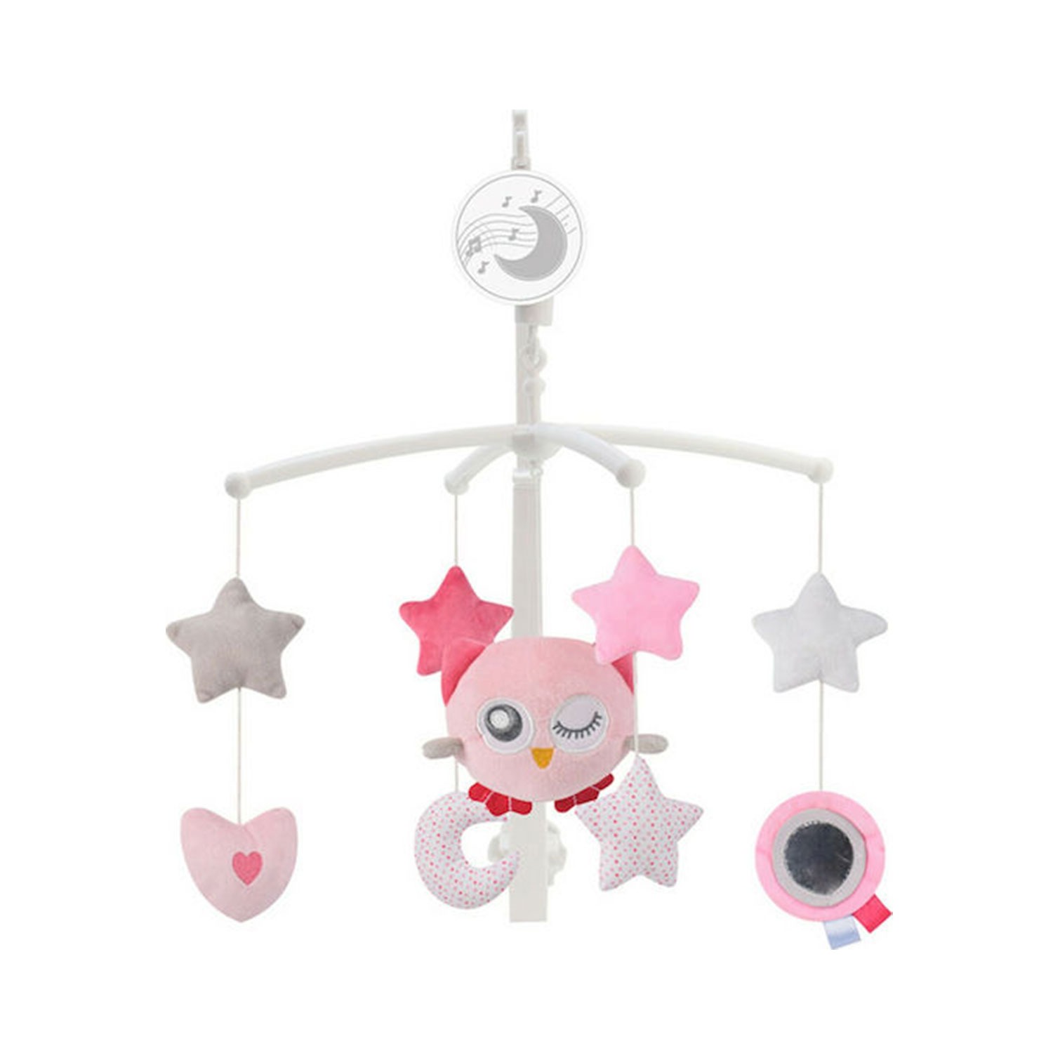 Cangaroo Μουσικό Περιστρεφόμενο Κρεβατιού Dreamy Pink 3800146265311