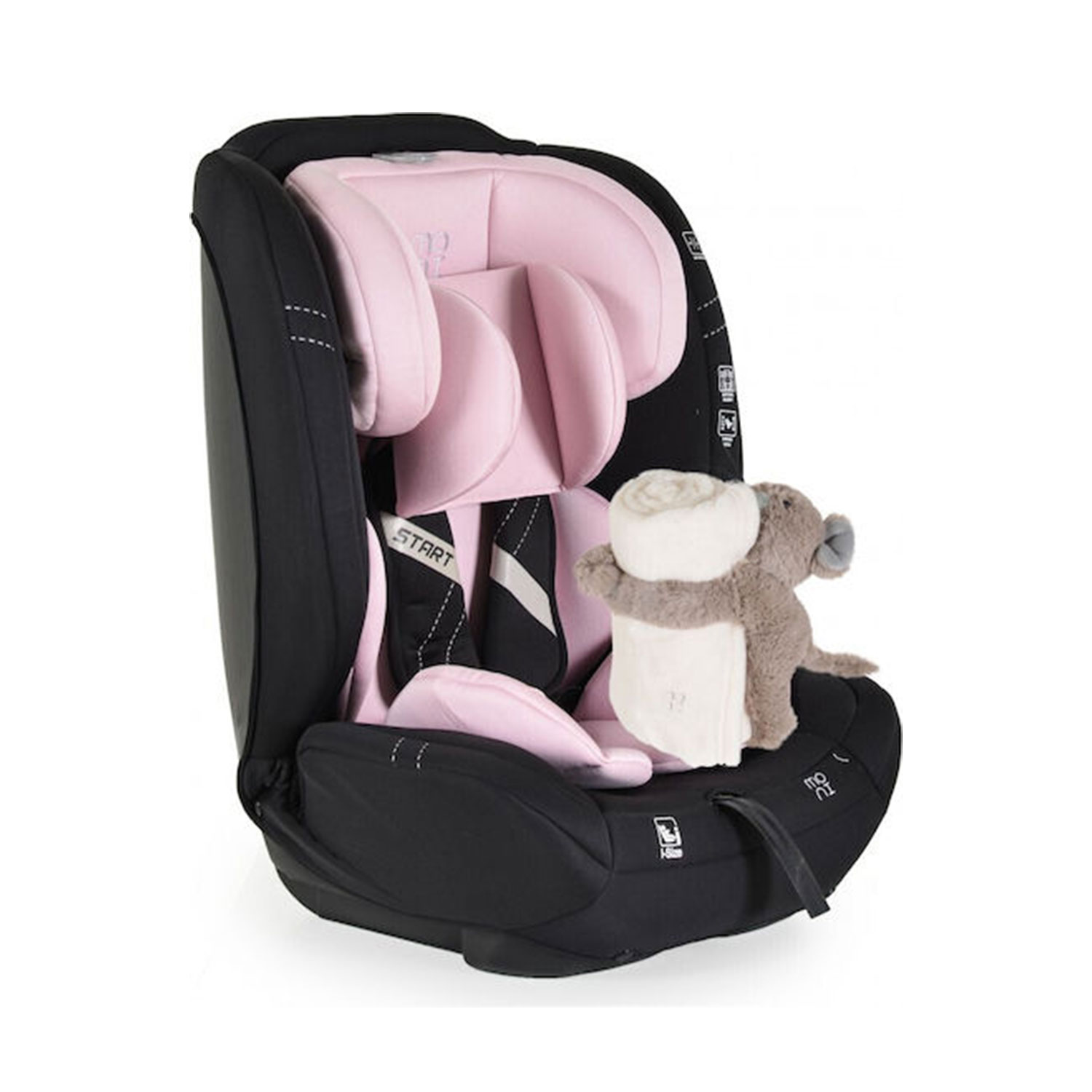 Moni Start Καθισματάκι Αυτοκινήτου i-Size 9-36 kg Pink 3801005151967