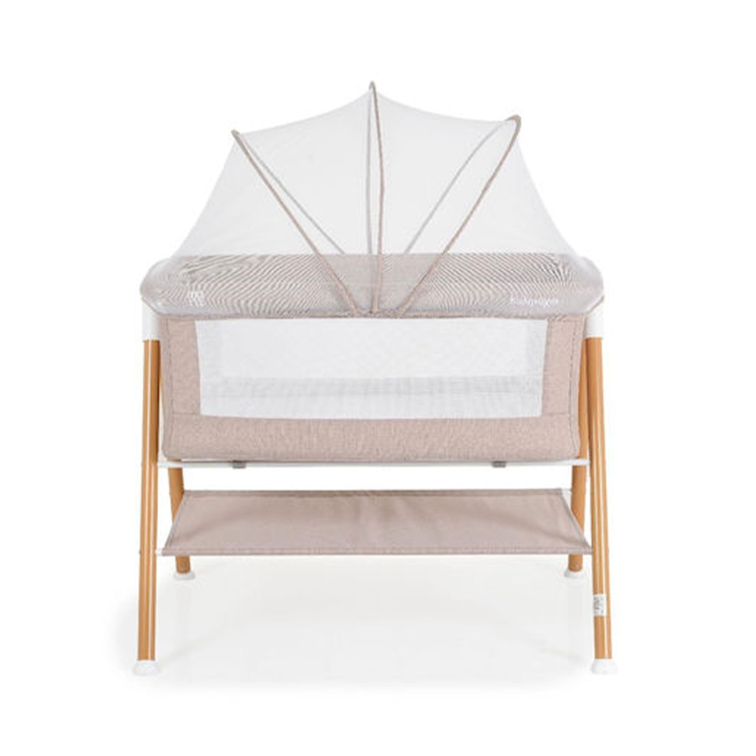 Cangaroo Ξύλινο Λίκνο Kalinihta Premium - Beige 3800146249663