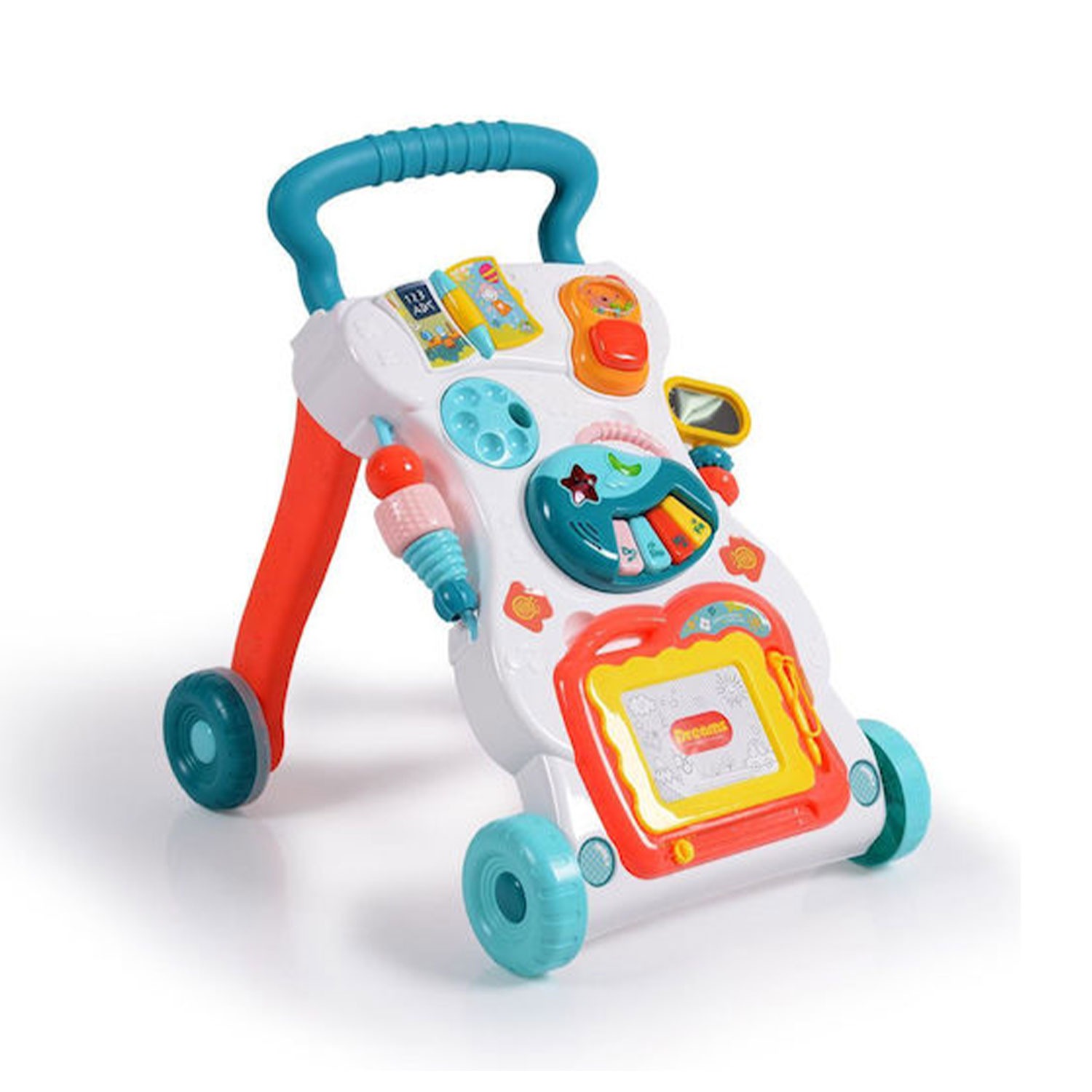 Μουσική Περπατούρα Δραστηριοτήτων Moni Push walker Dreams Turquise 3800146222598