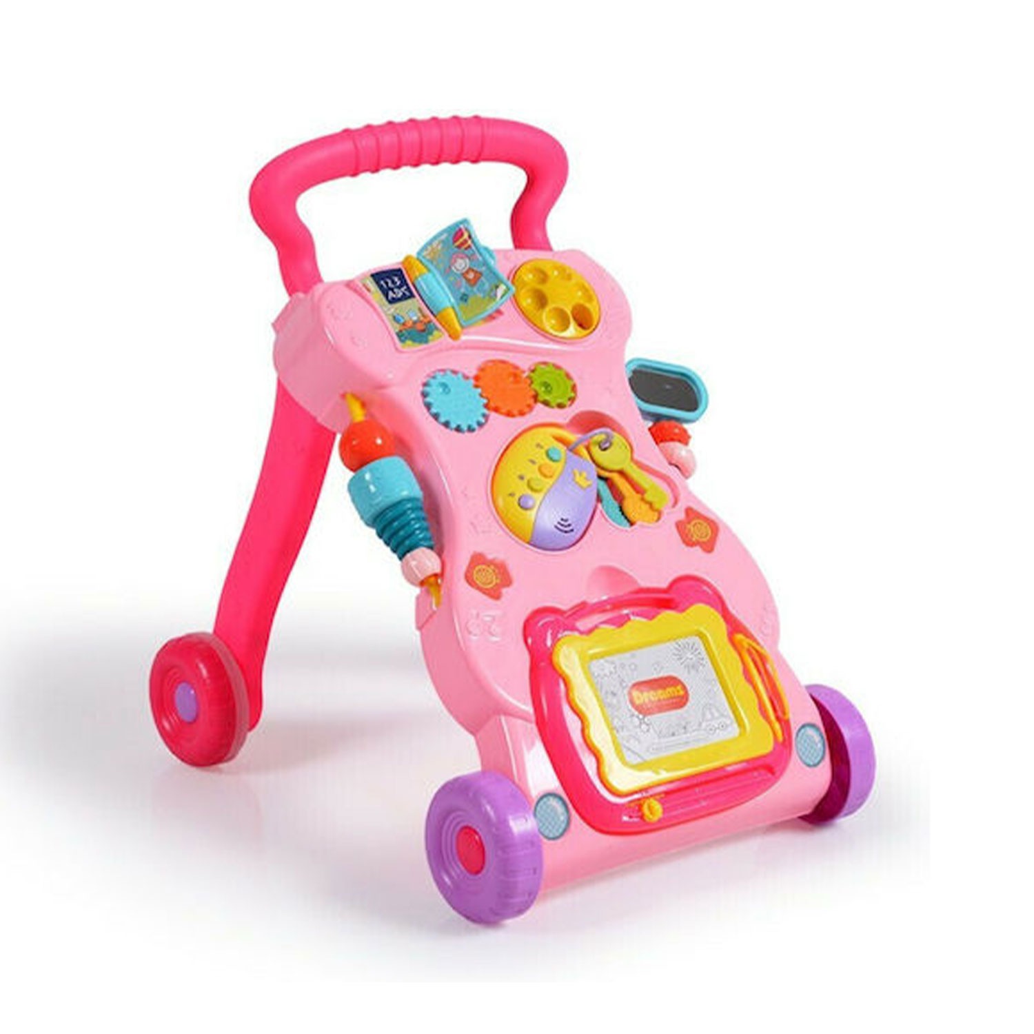 Moni Περπατούρα Push walker Dreams Pink 3800146222574