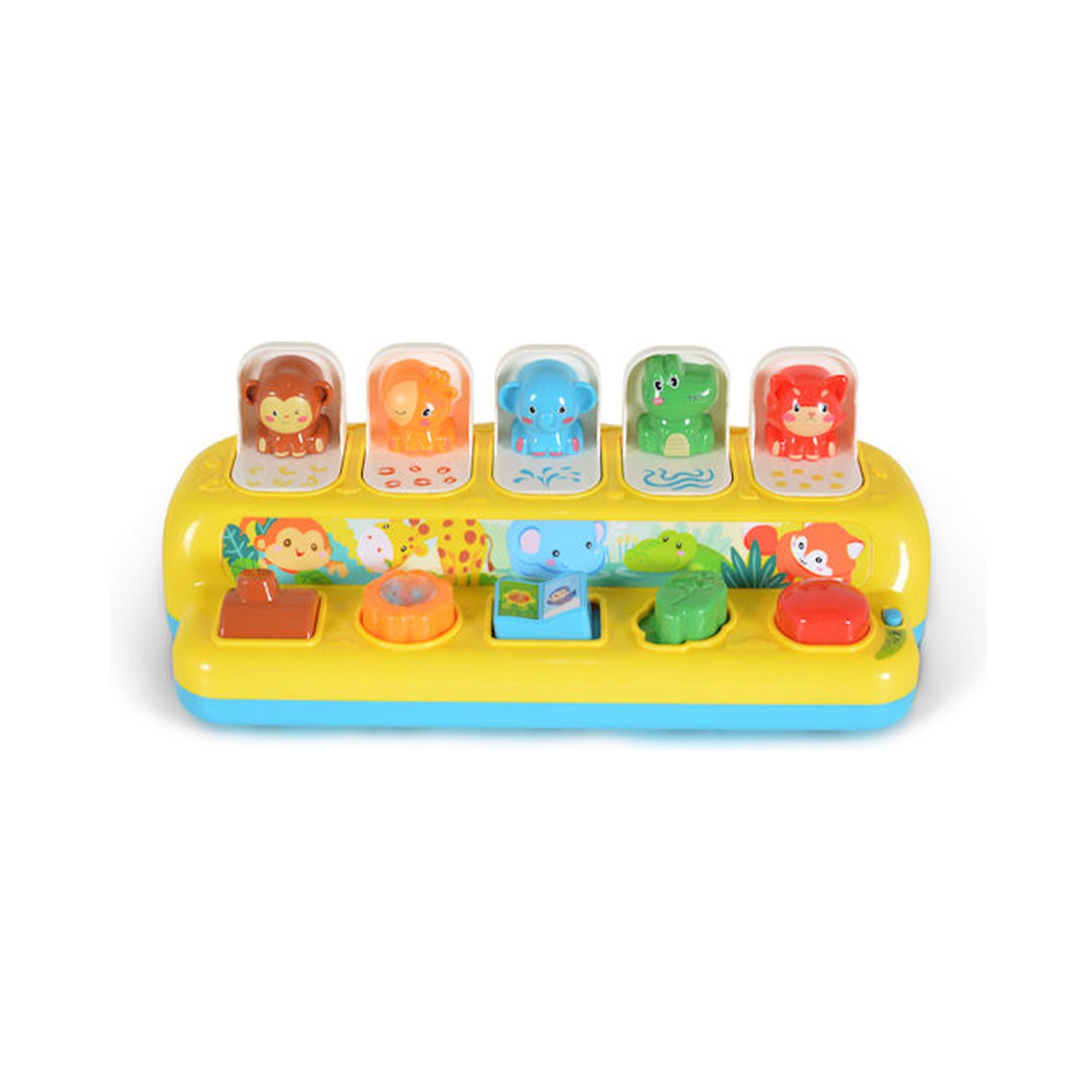 Παιχνίδι Pop Up Ζωάκια με Ήχο Fivestar Toys Jungle 3801005600151