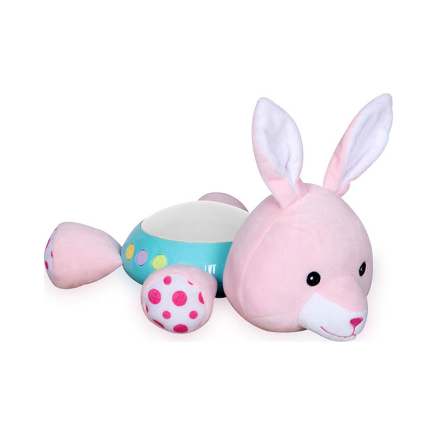 Lorelli Παιχνίδι Ύπνου Night Light Rabbit από Ύφασμα με Μουσική, Φως και Ήχους για Νεογέννητα 3800151962427