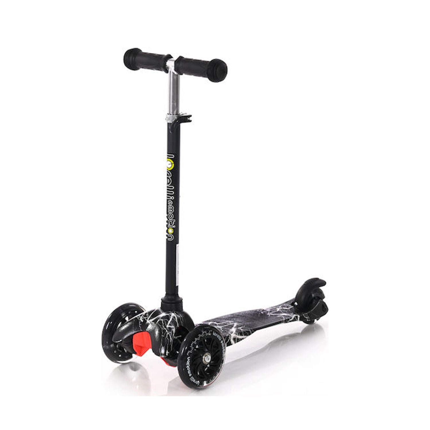Πατίνι Scooter Lorelli Τρίτροχο Mini με Φωτιζόμενους Τροχούς - Black Flash 3800151975441