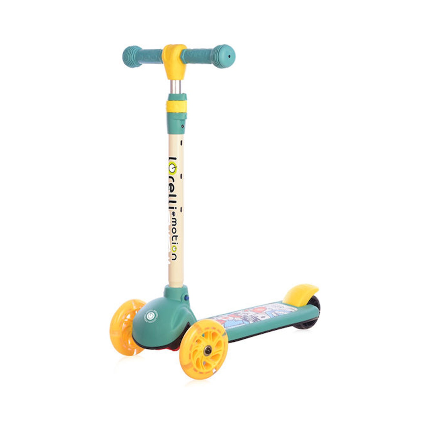 Τρίτροχο Πατίνι Tamtam Crazy Green Lorelli 3800151977216