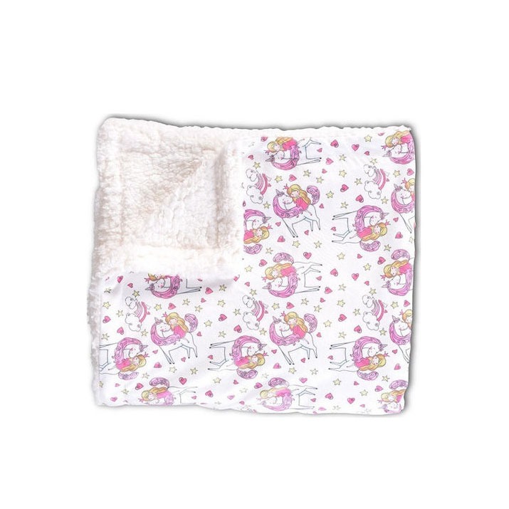 Cangaroo Κουβέρτα Fleece Αγκαλιάς 75x105 cm Shaggy Unicorn 3800146267223