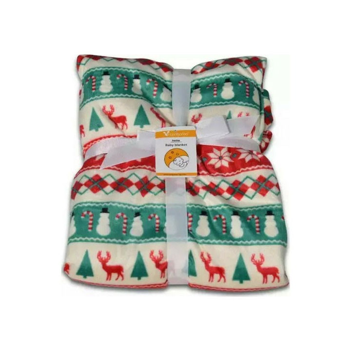 Cangaroo Κουβέρτα Fleece Αγκαλιάς 75x105 cm Festive 3800146266189