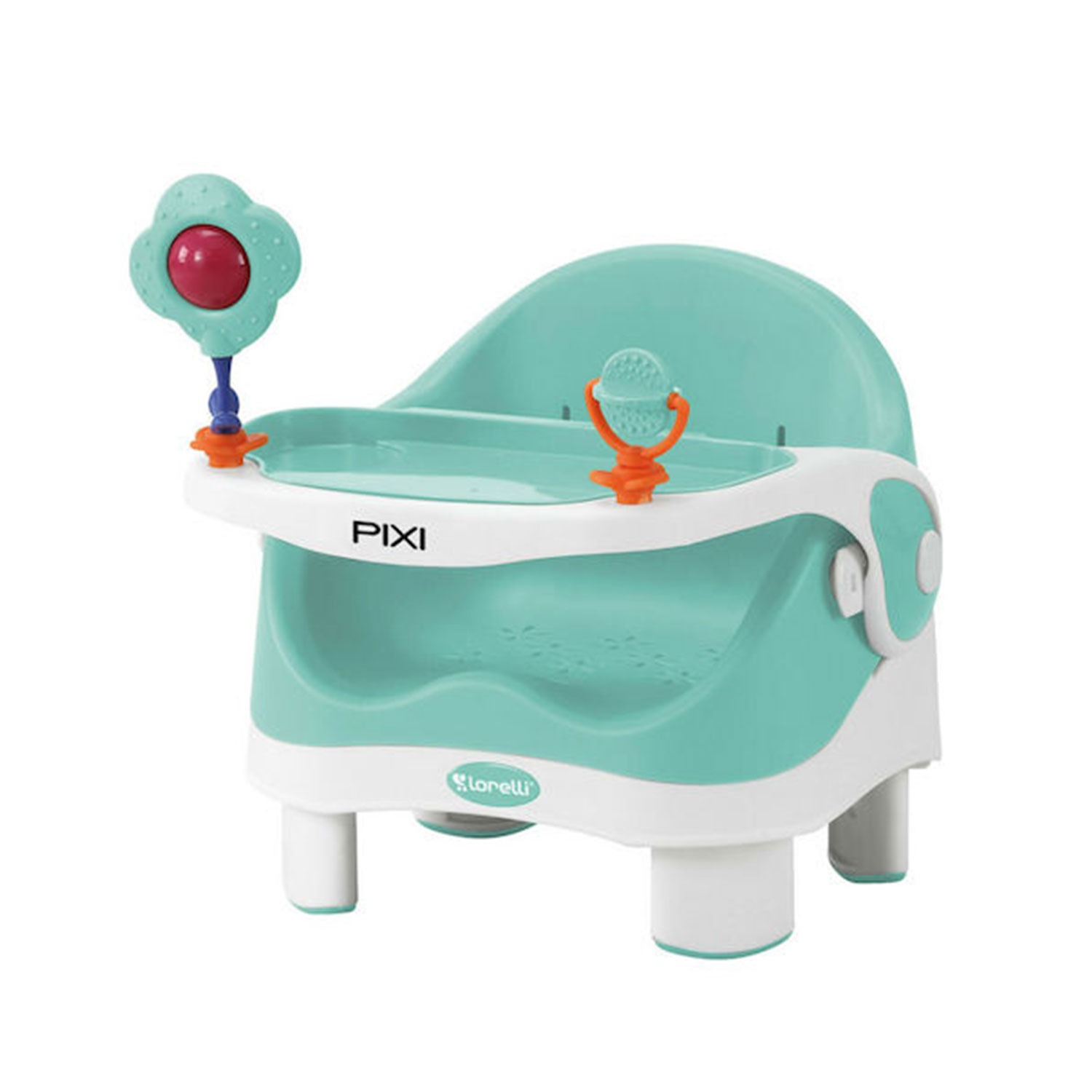 Lorelli Pixi Φορητό Καρεκλάκι Φαγητού Green White 3800151957782