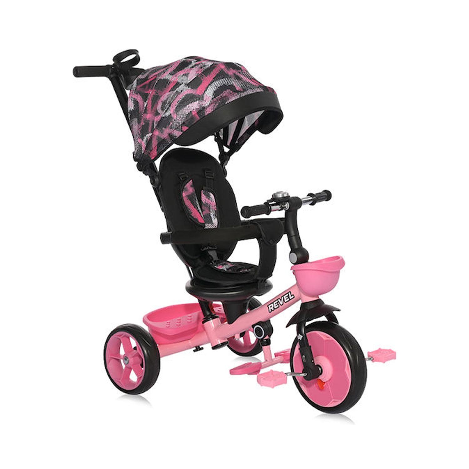 Τρίκυκλο Ποδήλατο Lorelli Revel, Pink Grunde 3800166101668