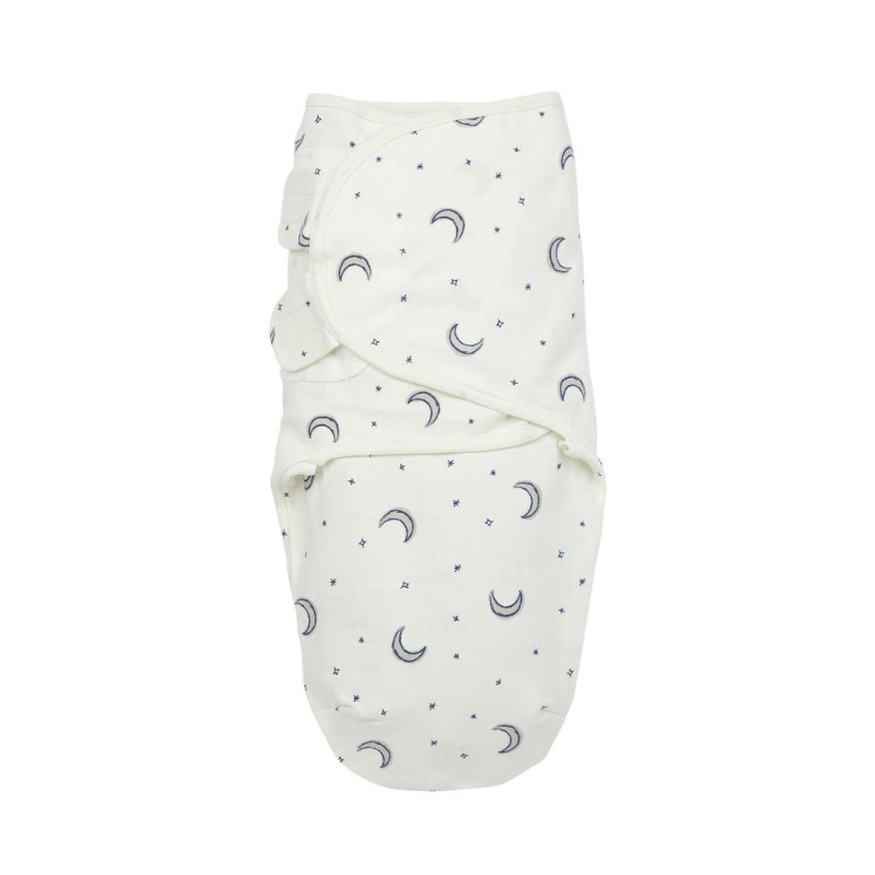 Meyco Swaddle Moon - Indigo - 0-3 Months 4054703201505