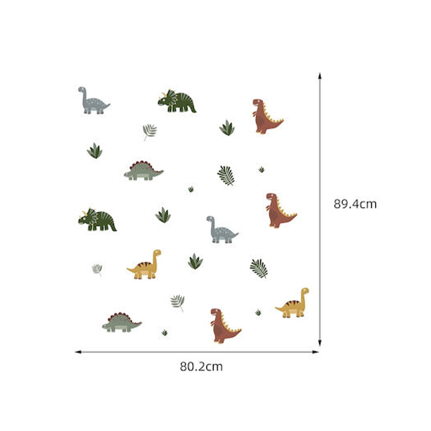Παιδικά Αυτοκόλλητα Τοίχου Sipo Dinosaurs 5904717761429