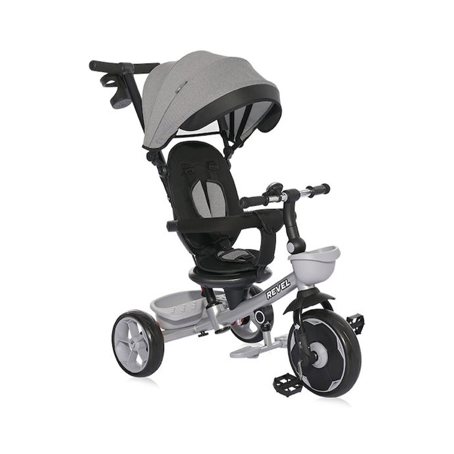 Τρίκυκλο Ποδήλατο Lorelli Revel, Grey 3800166101651