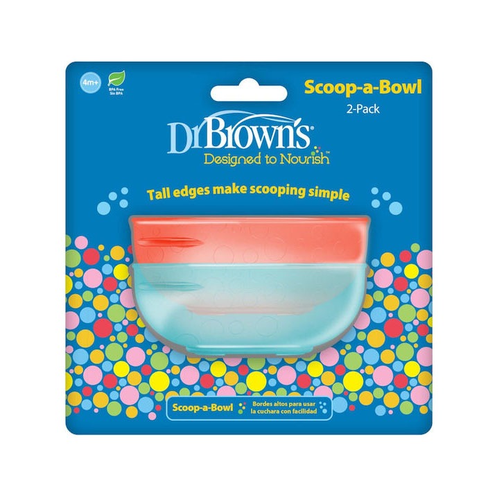 Dr. Brown's Μπωλ Φαγητού 2τμχ TF021