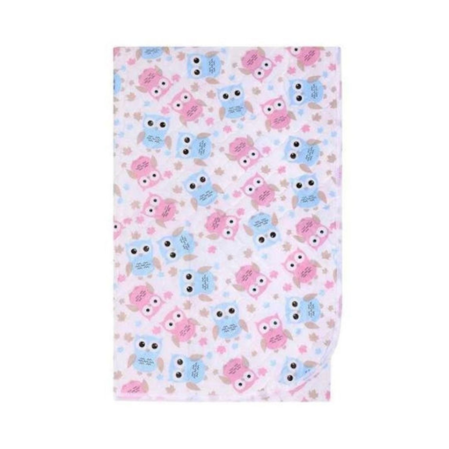 Akuku Owl Αδιαβροχοποιημένο Σελτεδάκι Pink 55x70cm 5901644002542