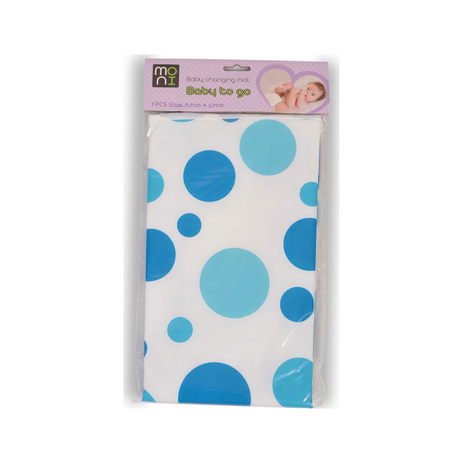 Cangaroo Baby To Go Αδιαβροχοποιημένο Σελτεδάκι Μπλε 47x67εκ. 3800146260293