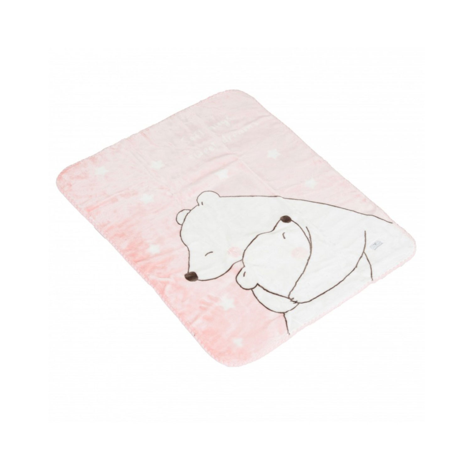 Moni Βρεφική Κουβέρτα 80/110 Softy Sweet hugs pink (3800146271183)