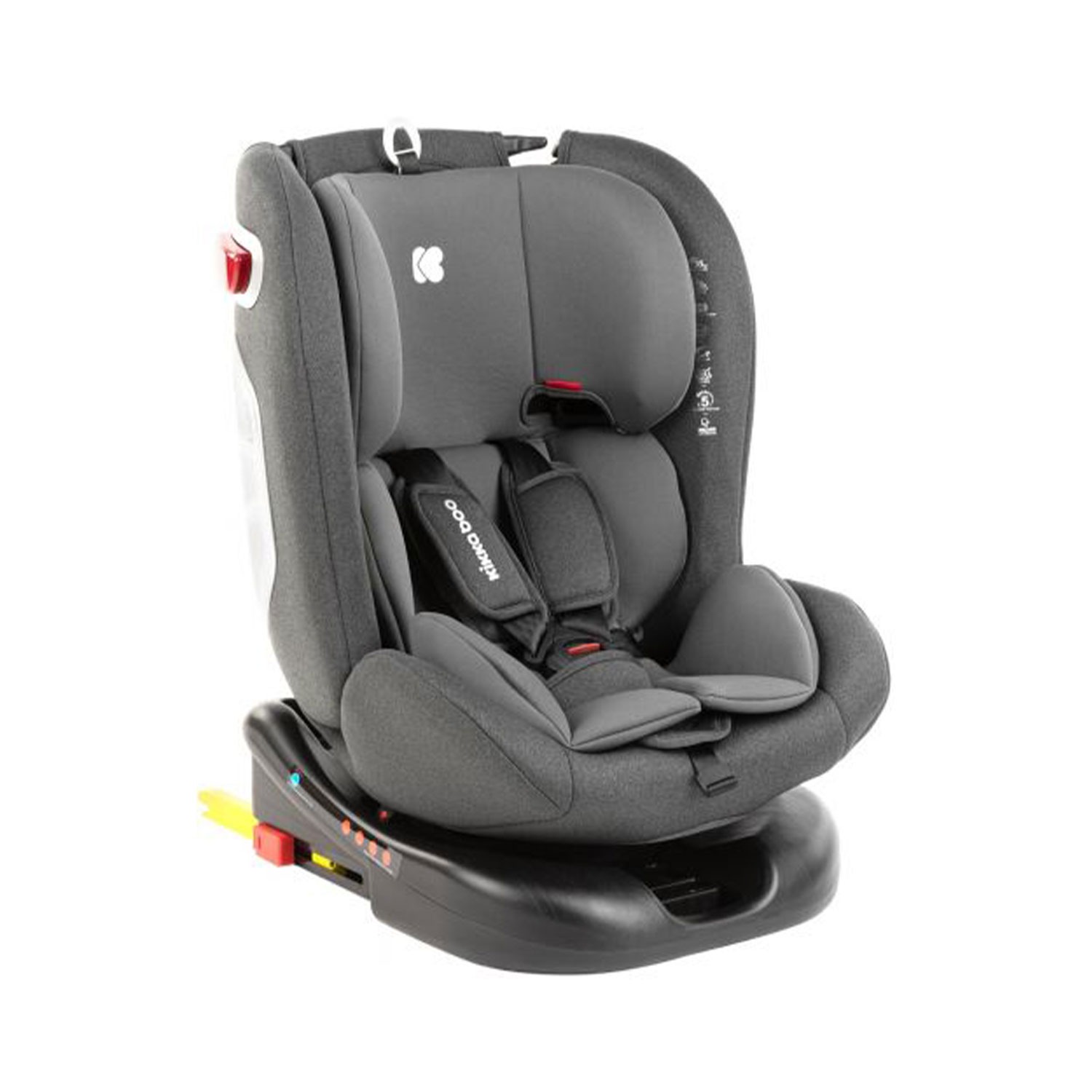 Κάθισμα αυτοκινήτου KikkaBoo - Cruz, 0-36 κιλά, με IsoFix, Μαύρο 3801002070421