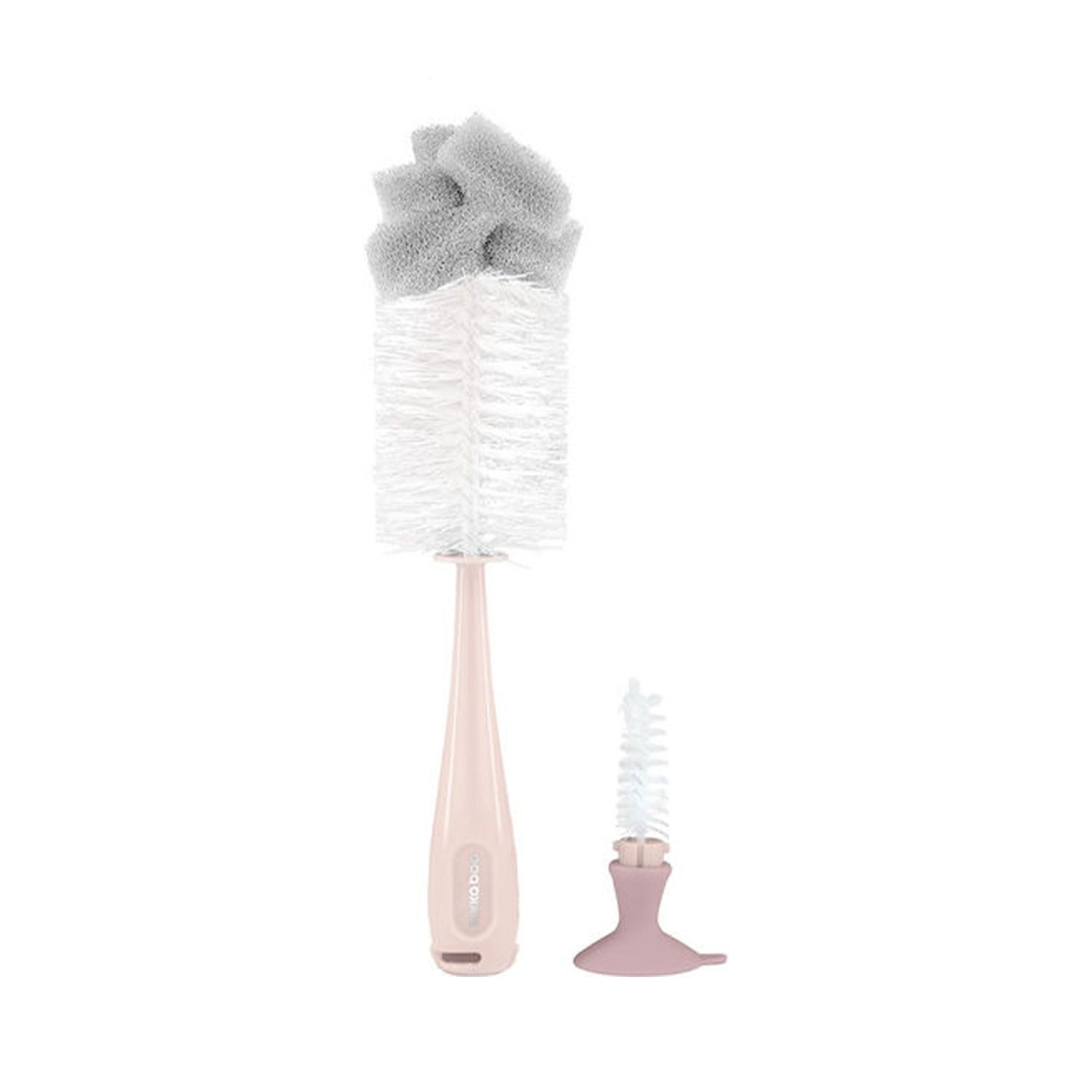 Kikka Boo Βούρτσα Καθαρισμού για Μπιμπερό Ροζ 2 in 1 Brush 31302020079